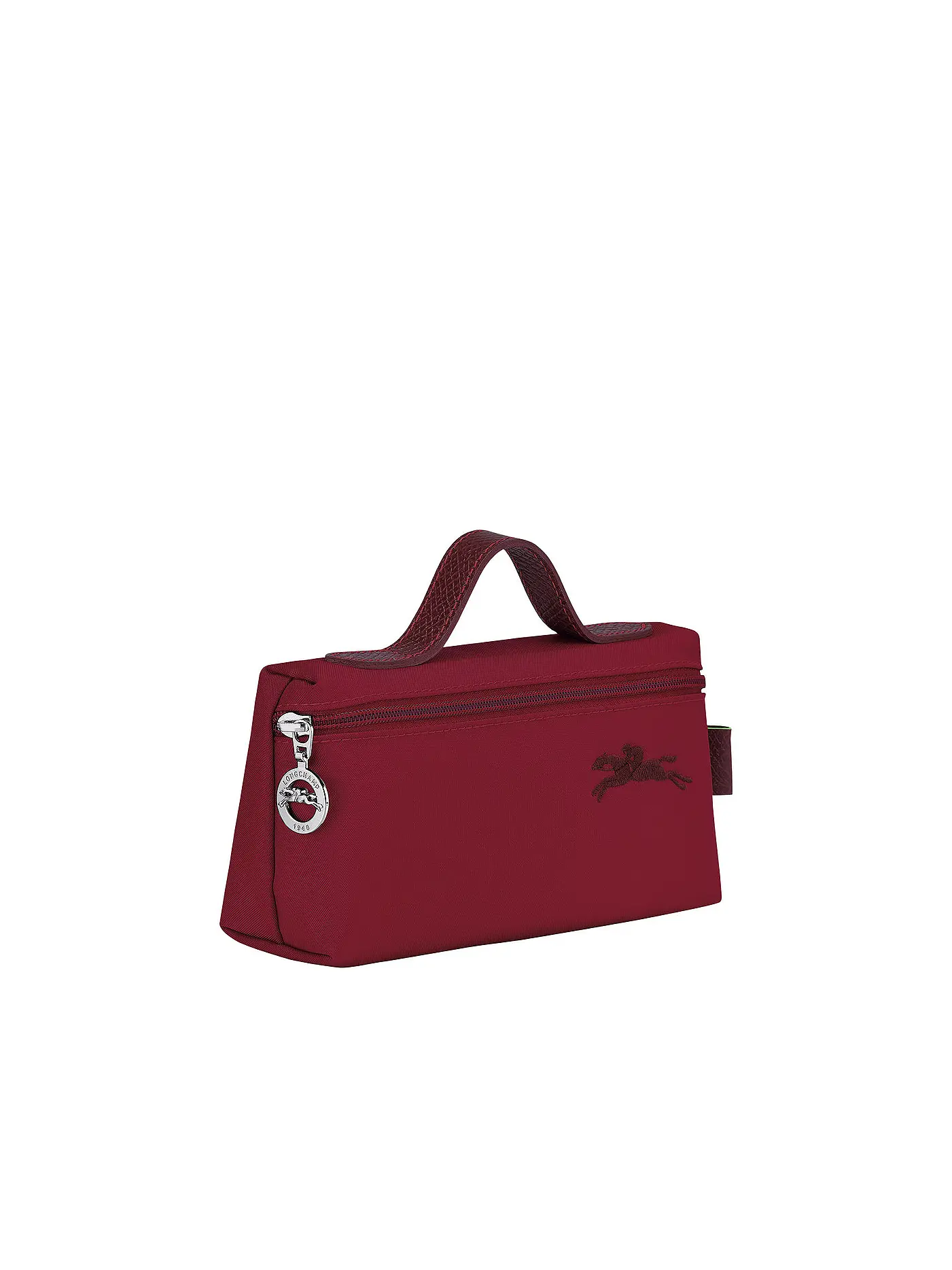 LONGCHAMP | Le Pliage Green Pochette mit Henkel, Black | rot